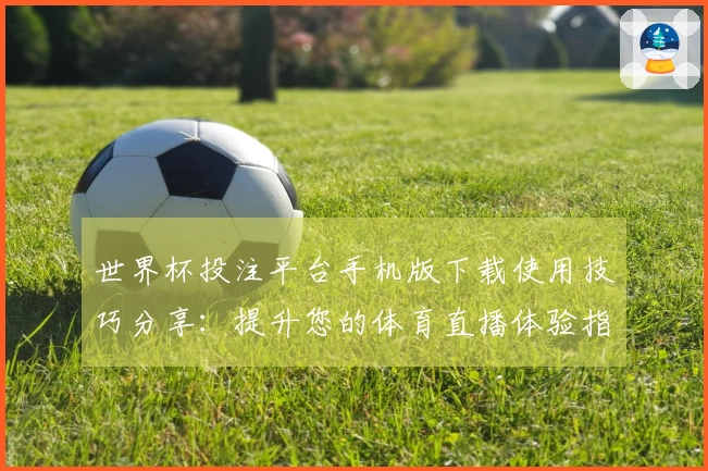 世界杯投注平台手机版下载使用技巧分享：提升您的体育直播体验指南